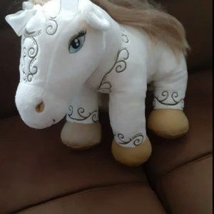 Build a Bear Enchanted White Horse Plush